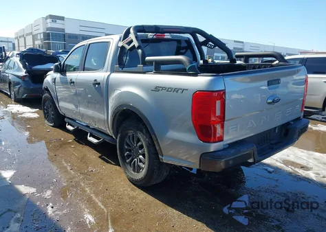 2020 Ford Ranger Xlt из США, поврежденный, VIN 1FTER4EH9LLA63814